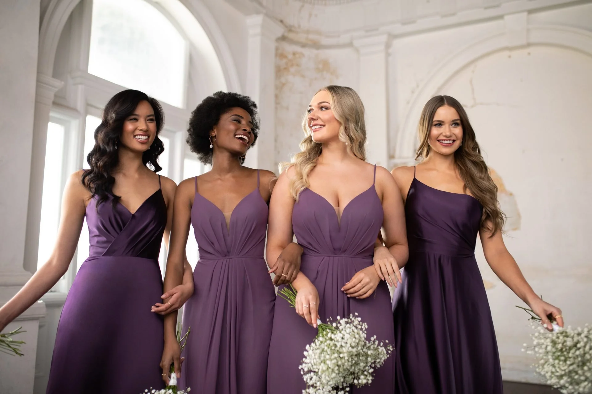 Gown style for bridesmaid online